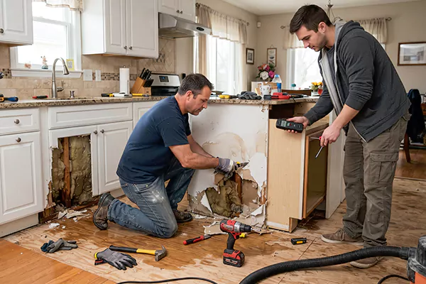 Kitchen Water Damage Repair North Salt Lake