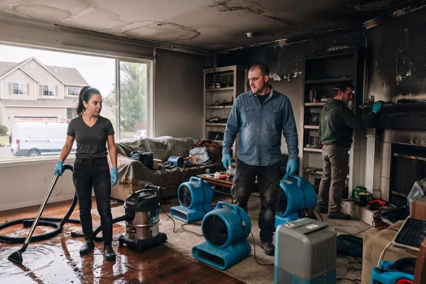 Smoke and Water Damage Restoration North Salt Lake
