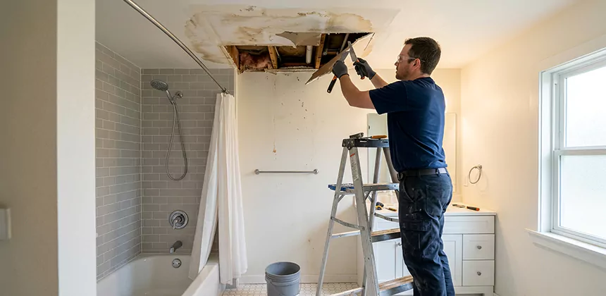Bathroom Leak Ceiling Repair in North Salt Lake