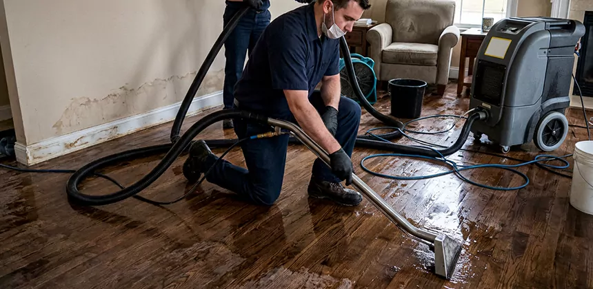 Hardwood Floor Water Extraction in North Salt Lake